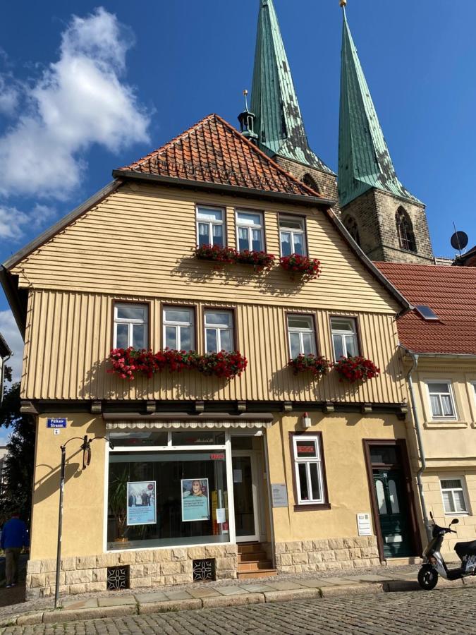 Zum Mathildenbrunnen Apartment Quedlinburg Bagian luar foto