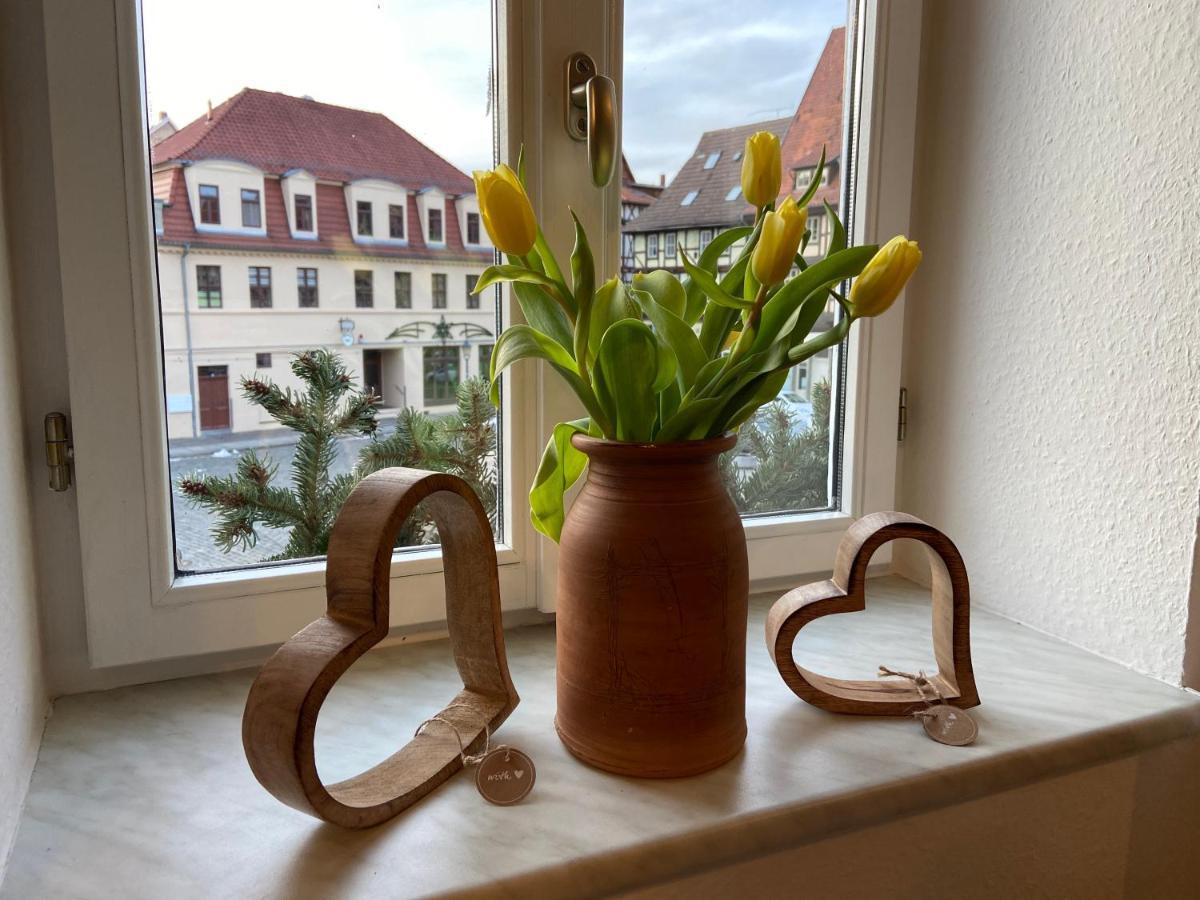Zum Mathildenbrunnen Apartment Quedlinburg Bagian luar foto