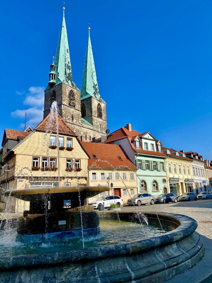 Zum Mathildenbrunnen Apartment Quedlinburg Bagian luar foto